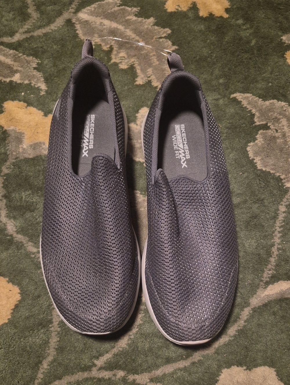Skechers Slip-On Mesh Loafers in Gray